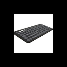 Logıtech K380s, Pebble Keys 2, Siyah, 920-011859, Bluetooth, Türkçe, Q, Multimedya, Mini Klavye