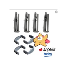 Arçelik Beko Altus Uyumlu Bulaşık Makinesi 8'Li Ön Arka Ray Kapağı Seti - 394805729