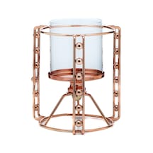 Vitale Alset Bronz Tealight Mumluk 16 Cm Ak.je0074