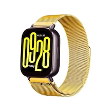 Xiaomi Redmi Watch 5 Active / Watch 5 Lite Uyumlu 22mm Örgü Metal Hasır Manyetik Akıllı Saat Kordonu