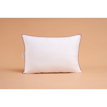 Jacquard Deluxe Microgel Dolgulu Yastık Otel Tipi Lüks Konfor Açık Indigo