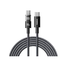Baseus Display 100w Type-c'den Type-c'ye Hızlı Şarj Kablosu, Uzunluk:2 M