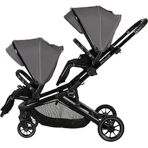 Prego Baby Prego İbiza Plus İkiz Travel Bebek Arabası PRY-2223 - Gri