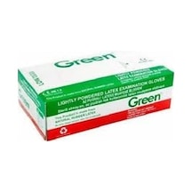 Green Lateks Eldiven Pudralı 100 Lü Large