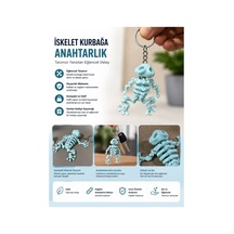3d Yapımı Anahtarlık Mavi - 932361937 Mavi