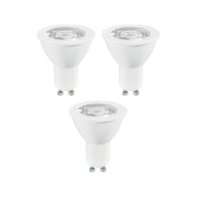 Ledvalue 4,5w 50w Par16 Gu10 Spot Ampul 6500k Beyaz - 3 Adet Çanak Lamba Diğer