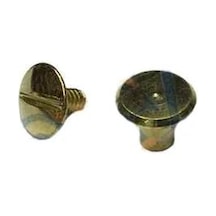 Cilt Menü, Katalog, Kartela Vidası, 6 Mm - Sarı, 100 Adet 25 x 45 MM