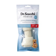 Dr.sacchi Premium Sığır Etli Sığır Derisi Genişletilmiş Düğüm Kemik Tahılsız Köpek Ödülü 10-11 220-230 Gr 1'li