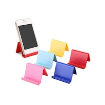 Adet Evrensel Plastik Telefon Tutucu Standı Tabanı Iphone İçin Samsung İçin Xiaomi Akıllı Telefon İçin Şeker Renk Telefon Braketi -