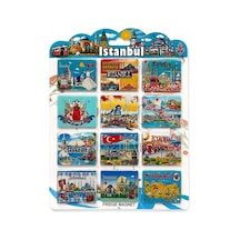 Magicool İstanbul Temalı Silikon Buzdolapı Süsü Magnet 12'li Set Alk5806