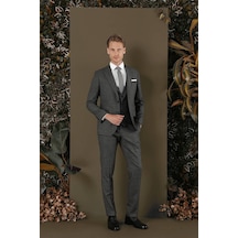 Efor Tk 880 Slim Fit Antrasit Klasik Takım Elbise Antrasit