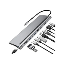 Ally 11 İn 1 Masaüstü Standlı Çoğaltıcı Adaptör Çevirici Hub- 5775