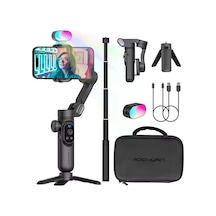 Shopytech Smart X Pro Combo 3 Eksen Akıllı Telefon Gimbal Stabilizer Apple Uyumlu iOS & Android