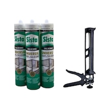 Sista Şeffaf Silikon 280 Ml 3'lü Set