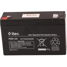 Ttec 6v 12ah Bakımsız Kuru Akü