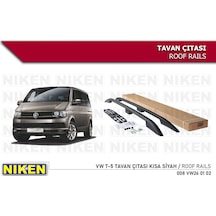 Vw Transporter T5 T6 T7 Tavan Çıtası Port Bagaj Taşıyıcı Siyah Uz