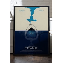Titanic Siyah Ahşap Çerçeveli Poster, Film Duvar Tablosu