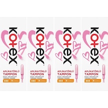 Kotex Aplikatörlü Tampon Normal 32 Li Set 4pk 8