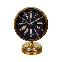 Büro Ev Ofis Hediyesi İçin 25x20cm Golden Metal Stil Masa Saati Diğer