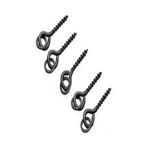 Sazan Avı Boili Yem Vidası Siyah Metal 13 Mm (10 Adet)