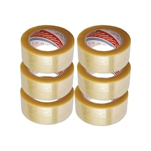 Şeffaf Koli Bant 45mm 100mt 6 Adet Diğer