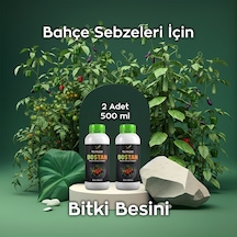 Bostan İkili 500 Ml 2 Adet Bahçe Sebzeleri Ve Hobi Bahçeciliği İçin Doğal Lezzet Ve Yüksek Verim 500 ML