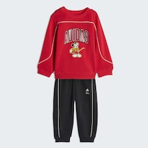 Adidas Jz7678 I Dy Mm Jog Çocuk Eşofman Takımı Kırmızı
