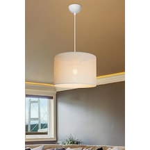 Ag Lightdesign Beyaz Sarkıt Avize Salon Yatak Odası Mutfak Modern Şık Lamba 30 Agnm124 Diğer