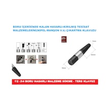 Ters Kılavuz Boru 1-2 - 3-4 İçi Kırılan Hasarlı Nipel V.B Parça