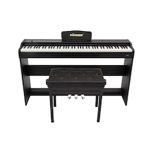 Slp-225 Bk Dijital Konsol Piyano, Bluetooth, Tuş Hassasiyeti, 88 Tuşlu (KULAKLIK VE TABURE)