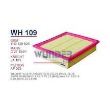 WUNDER WH109 HAVA FİLTRESİ - VOLKSWAGEN GOLF 3 VENTO