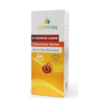 Zoovital Biotin Zinc Folic Acid Kedi Köpek Maximum Tüy Sağlığı 50 Ml