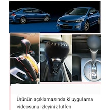 Fd5,Fd6,Honda Civic (06/11 Model) Vites Topuzu Hakiki Deri Kılıf