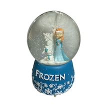 Frozen Kar Tanesi Müzikli Işıklı Püskürtmeli Büyük Boy Kar Küresi