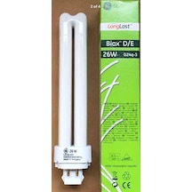 General Electric Longlast Biax D/E 26W 4 Pinli Ampul G24Q-3