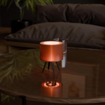 Modern Masa Lambası Renk Geçişli Dekoratif Yatak Odası Ve Salon İçin Ortam Aydınlatması, Gece Lambası .
