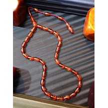 Anemore Collection Ateş Kehribar Tesbih Amber Renkli 10606551