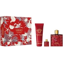Versace Eros Flame Edp 100 Ml + Shower Gel 150 Ml + Edp 5 Ml 8011003900039 Diğer