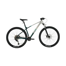 Bisan Bold 10.2 Erkek Dağ Bisikleti 43cm Hd 27.5 Jant 20 Vites Gri Koyu Yeşil Krom Çok Renkli