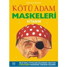 Kötü Adam Maskeleri Kitabım - Elizabeth Miles - 1001 Çiçek