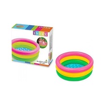 57107 Renkli Şişme Taban 3 Bölme Havuz 61cm