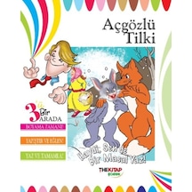 Açgözlü Tilki Üçü Bir Arada Etkinlik Kitabı - Kyut-764864