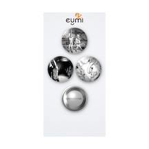 İyi Geceler Punpun 3'lü Metal Rozet Seti 58mm İğneli Buton Çanta Yaka Rozeti Çok Renkli