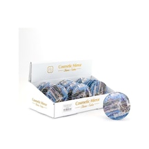 Taşlı İstanbul Tasarımı El Aynası İnce Renkli 12548809