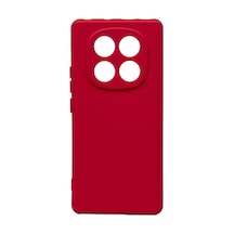 Zore Redmi Note 14 Pro 4g Kılıf Nvth Biye Silikon - Kırmızı