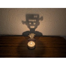 Cadılar Bayramı Minik Led Mumluk 12cm Modelx