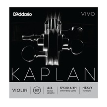 D'Addario Kaplan Vivo Kv310 4/4H Violin Set. Heavy Tension Takım