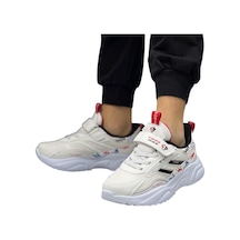 Fıero Mıen Unisex Beyaz-siyah Çocuk Okul Günlük Sneaker Ayakkabı Beyaz-siyah Beyaz-siyah