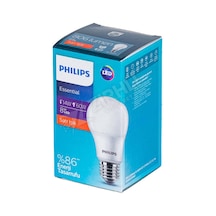 5 Adet Philips Essentıal Led Ampul 60 Watt Sarı
