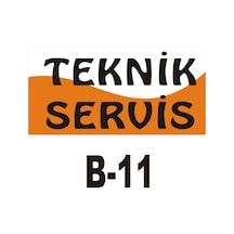 Pvc Dekota Uyarı - Ikaz Levhası Teknik Servis Yazılı (261314072)